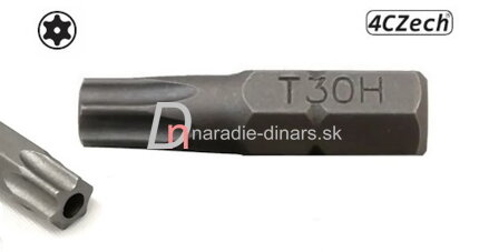 Bit torx s otvorom T6, dĺžka 25 mm