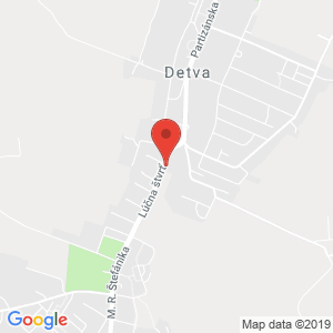 Google map: Lúčna štvrť 1680, Detva 96212